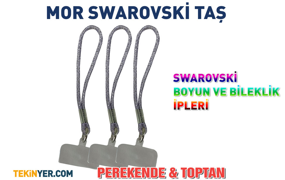 Swarovski Kristal Taşlı Telefon Boyun Askısı Swarovski Kristal Taşlı Telefon Boyun Askısı